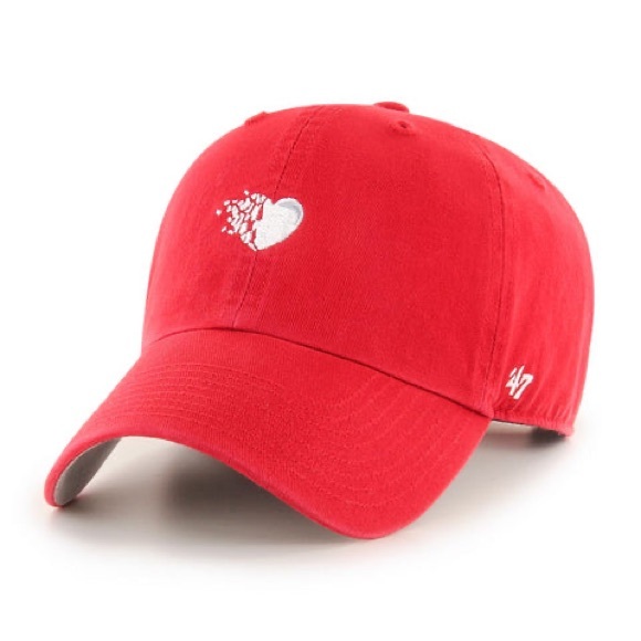 47 Other - 🆕 ‘47 Broken Heart 💔 Clean Up Adjustable Strapback Unisex Baseball Hat Cap NWT